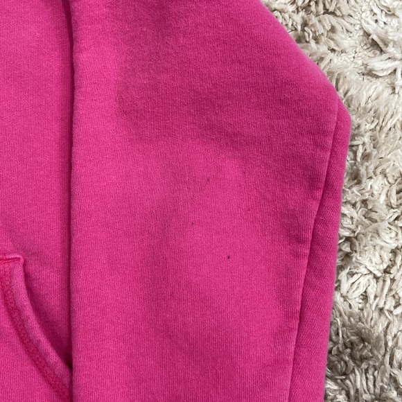 The North Face pink zip front hoodie, In excellent used condition, Medium (10/12 - Picture 4 of 5